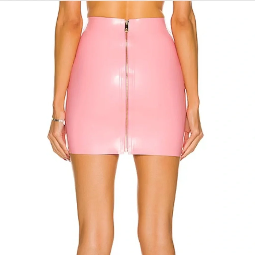 Versace Coral Pink Mini Skirt